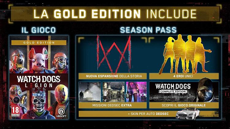 Watch Dogs Legion Gold Edition PS4 Videospiel Deutsch PlayStation 4 Neu