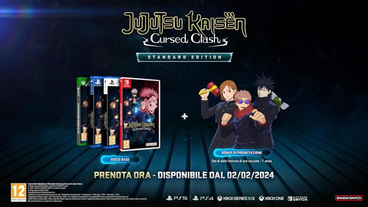 Jujutsu Kaisen Cursed Clash PS5 Videospiel Playstation 5 EU ITA Neu Versiegelt