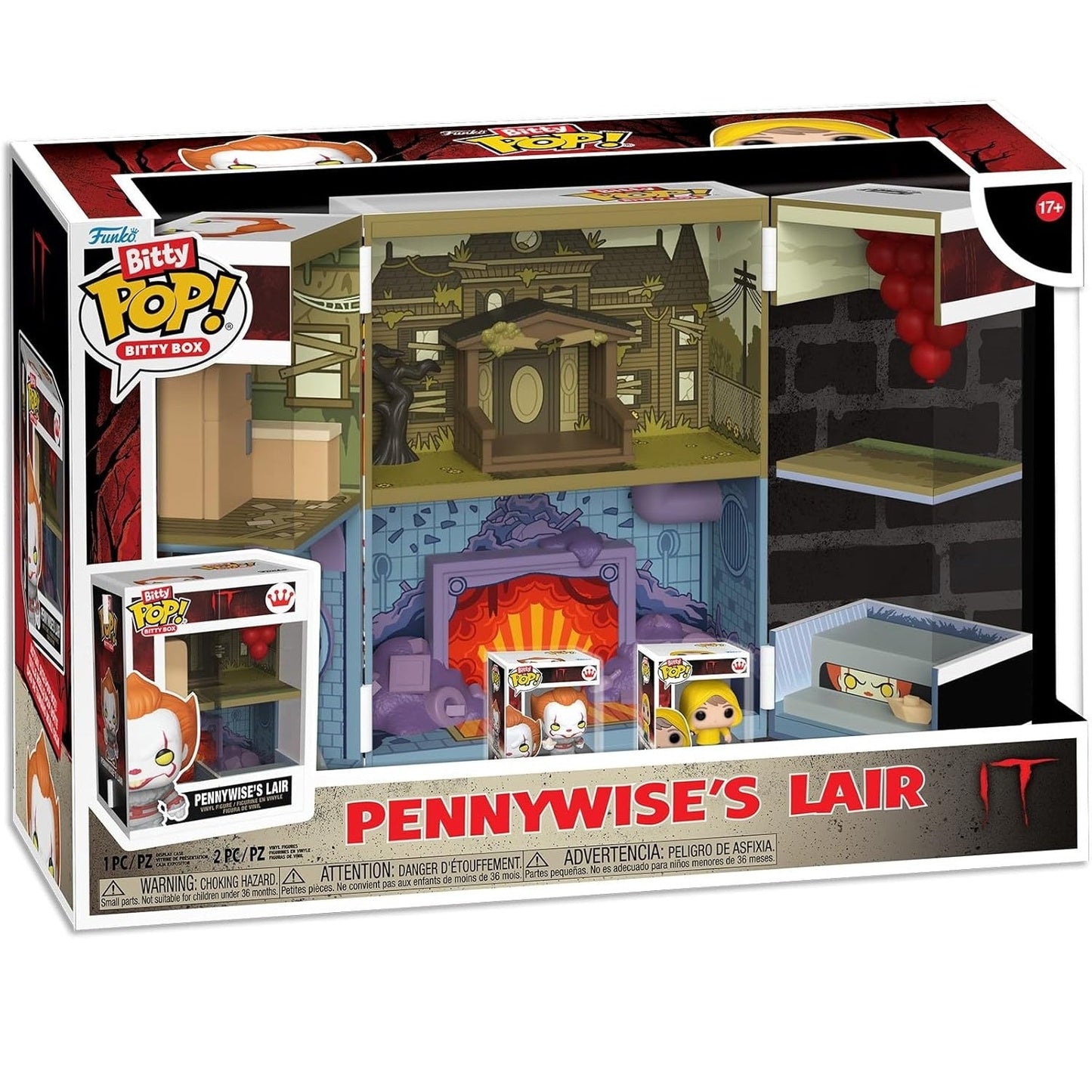 Funko Bitty Pop! Bitty Box - Pennywise's Lair - Es der Clown Figurenszene