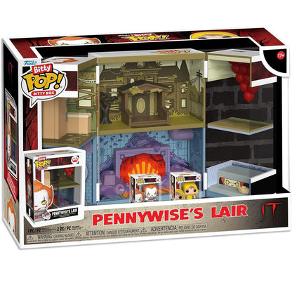 Funko Bitty Pop! Bitty Box - Pennywise's Lair - Es der Clown Figurenszene