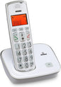 BRONDI BRAVO GOLD2 WHITE CORDLESS PHONE HANDSET HOME OFFICE