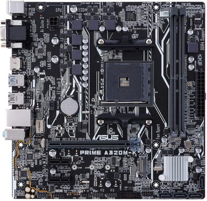 ASUS MB AM4 PRIME A320M-K 2xDDR4 4xSATA RAID M.2 USB3.1 VGA/HDMI