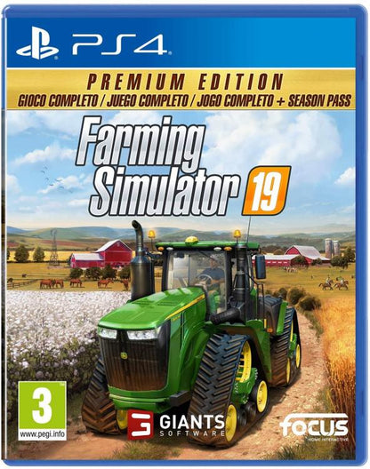 Landwirtschafts-Simulator 19 Premium Edition PS4 Italienisch Videospiel EU Playstation 4