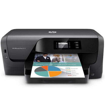 HP Pro 8210 Farbtintenstrahldrucker Schwarz Officejet Wifi 2400x1200 dpi A4 Foto