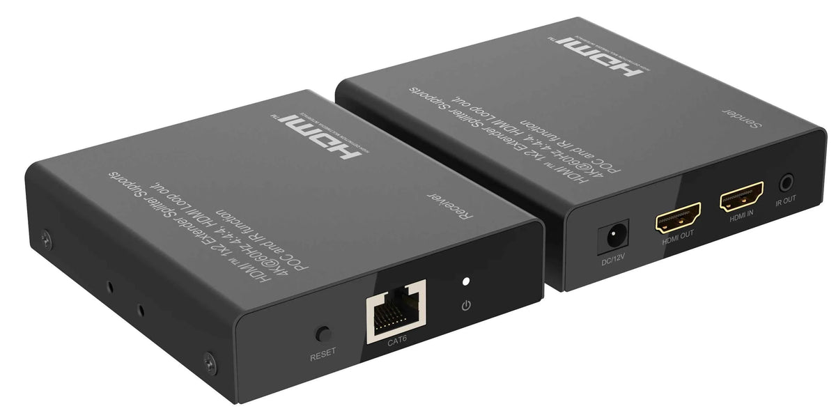 Kit TX-RX Extender HDMI, 70MT UTP, 4K@60Hz HDR, Loop-out
