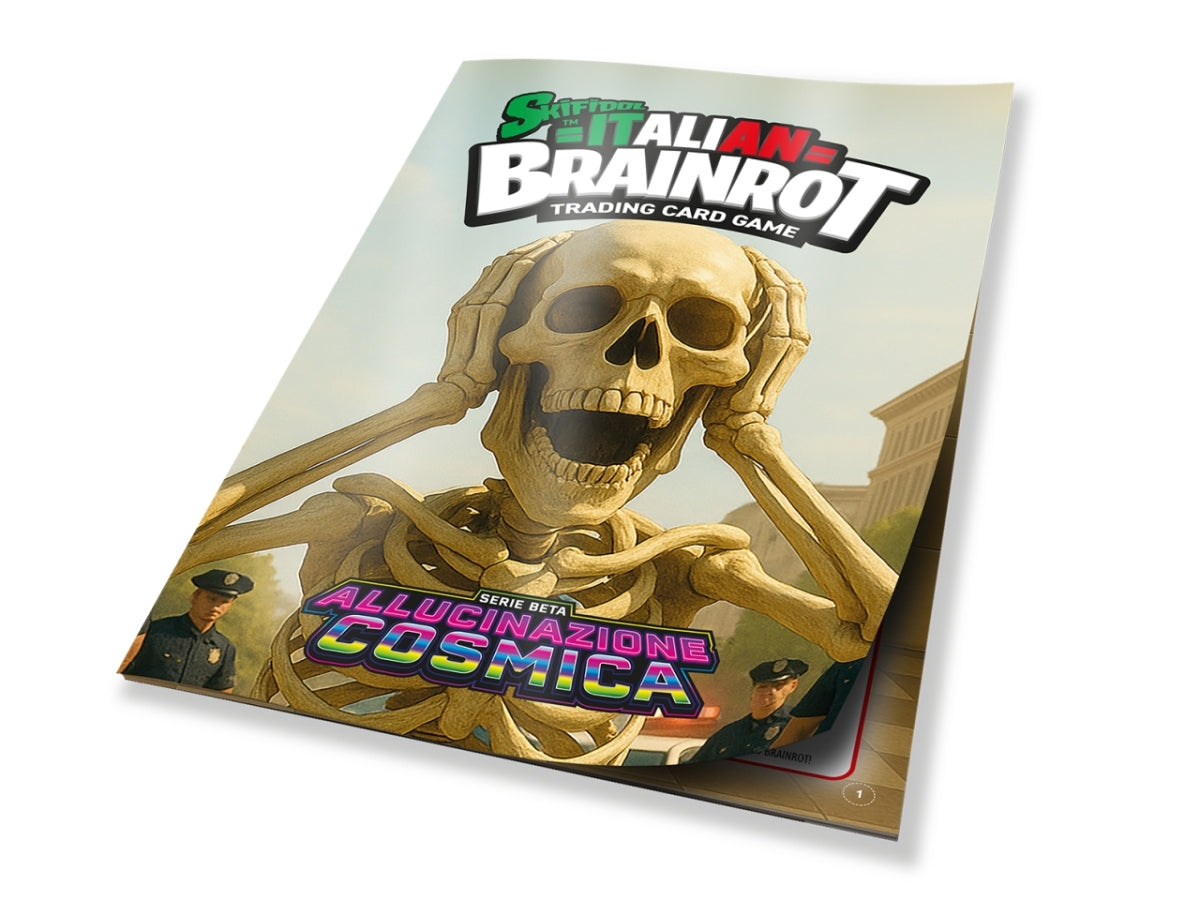Skifidol Brainrot Kosmische Halluzination 3 Booster Pack TCG Karten Italienisch