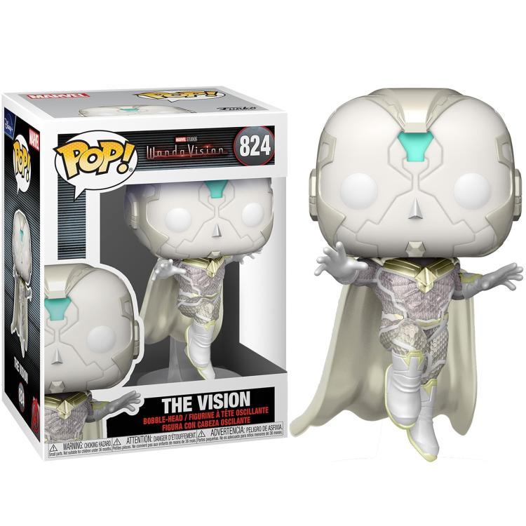 Funko Pop! Marvel Wanda Vision (824) The Vision Vinyl Figur 9cm Statuette