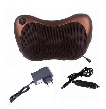 CUSCINO MASSAGGIATORE SHIATSU CASA AUTO CERVICALE MASSAGGIO COLLO SPALLE CORPO