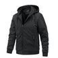 Men's Jacket with Removable Hood Spring and Autumn Casual Sport Cotton Coat