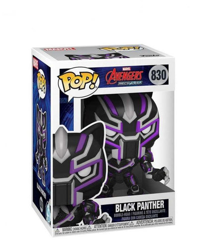 Funko Pop! Marvel Avengers Mech Strike – (830) Black Panther Vinylfigur 9 cm