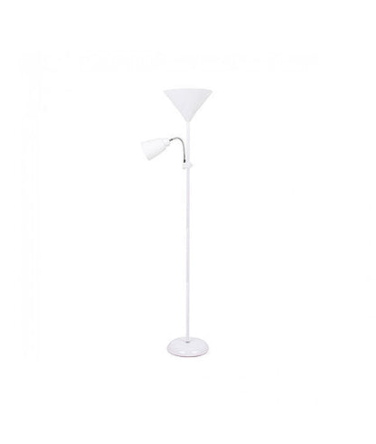 LED-Stehleuchte, 2 Lichter, E27, flexibler Arm, zum Lesen auf dem Sofa, D23-B