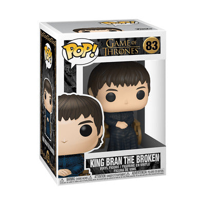 Funko Pop ! Game Of Thrones (83) King Bran Stark The Broken - Trono Di Spade