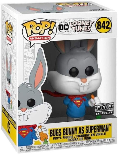 Funko Pop! Animation DC Looney Tunes (842) Bugs Bunny als Superman Vinylfigur