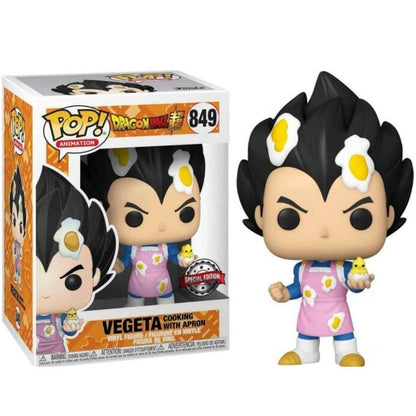 Funko Pop! Animation Dragon Ball Super (849) Vegeta Cooking W/Apron Vinylfigur