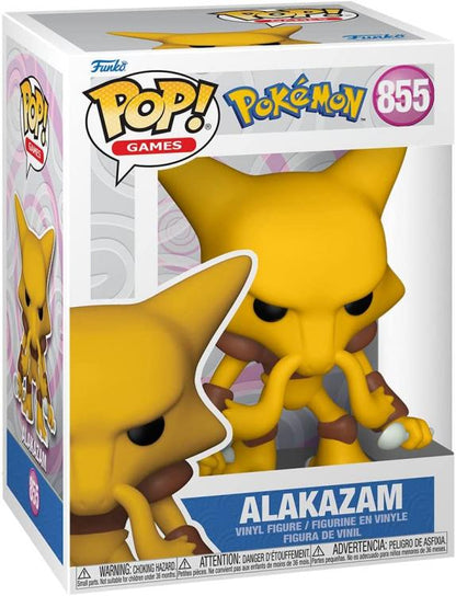 Funko Pop! Games Pokémon (855) Alakazam - Abra Vinyl-Actionfigur