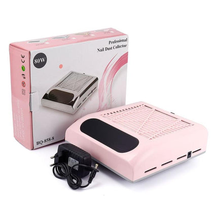 STAUBABSAUGUNG FÜR NÄGEL NAGELDESIGN MANIKÜRE PROFESSIONELL 80W BQ-858-8