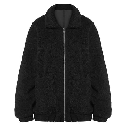 Giubbotto soft donna in cotone e lana