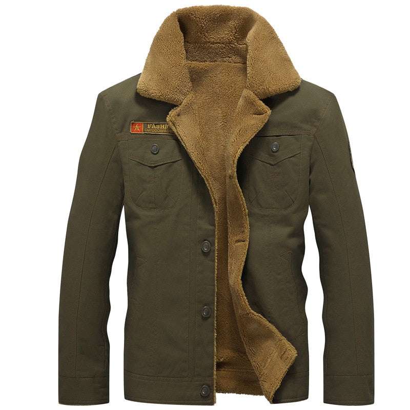 Giacca invernale uomo army military