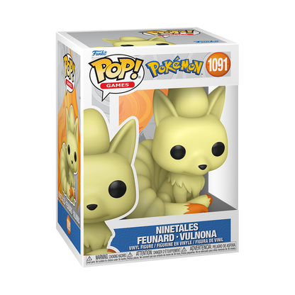 Funko Pop ! Games Pokémon - (1091) Ninetales Vinyl Figure 9cm