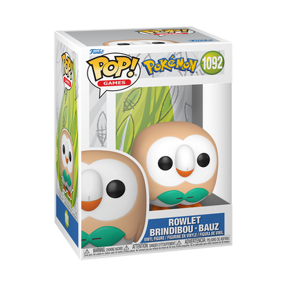 Funko Pop! Games - Pokémon (1092) Rowlet Vinylfigur 9cm (Vorbestellung)