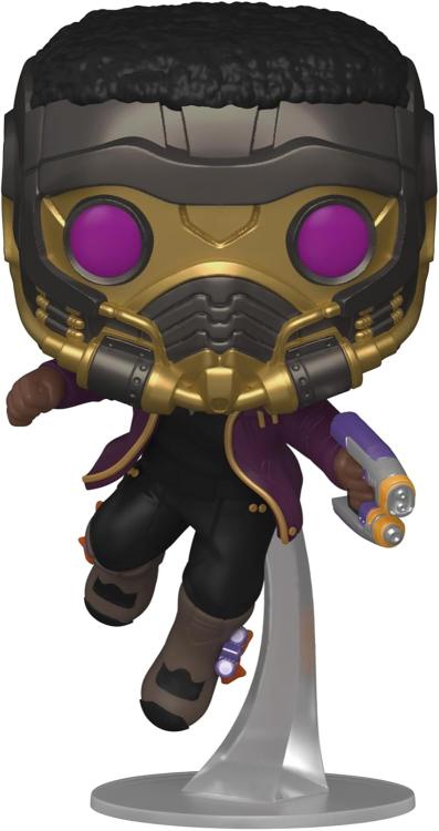 Funko Pop ! Marvel  What If...? - (871) T’Challa Star-Lord Vinyl Figure 9Cm