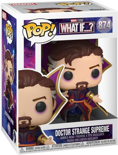 Funko Pop! Marvel What If...? - (874) Doctor Strange Supreme Vinyl Figur 9cm