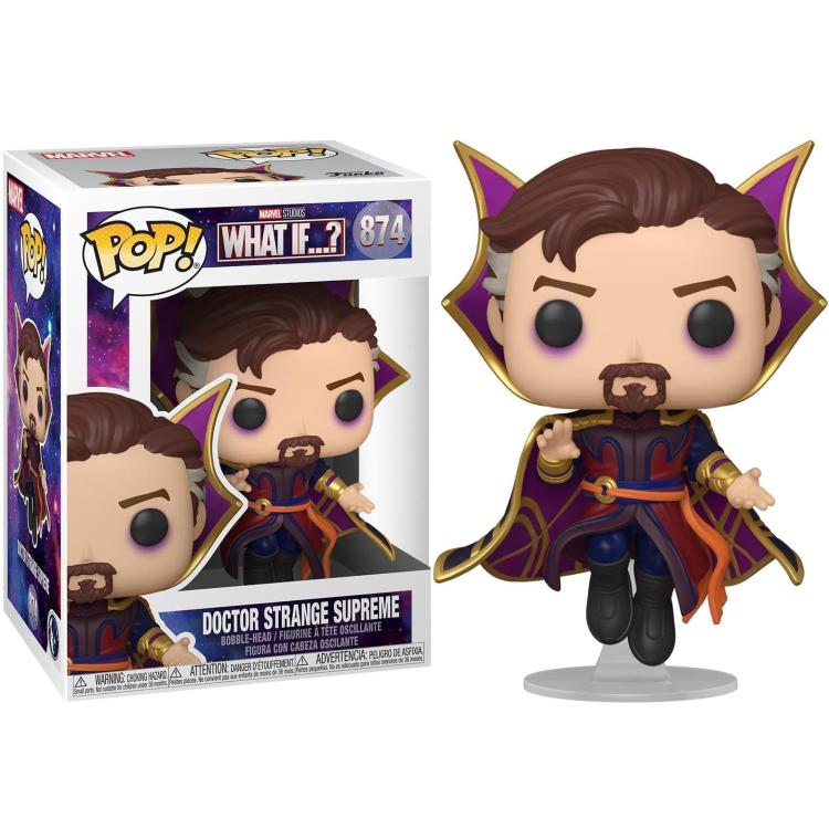 Funko Pop! Marvel What If...? - (874) Doctor Strange Supreme Vinyl Figur 9cm