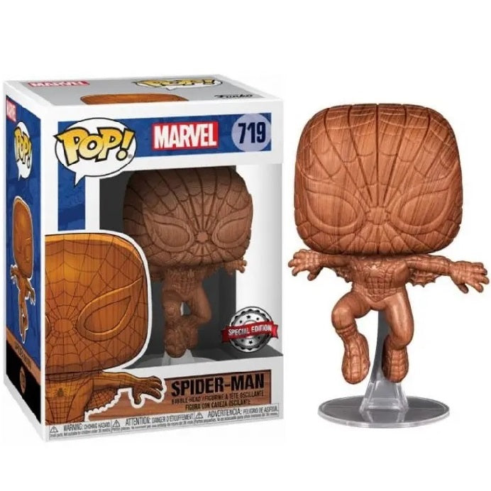 Funko Pop! Marvel (719) Spider-Man Special Edition Bobble-Head Vinyl-Figur