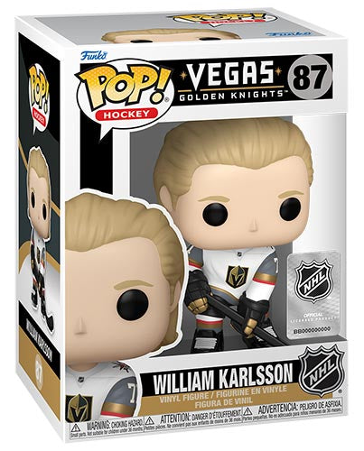 Funko Pop ! Hockey - Nhl -Golden Knights (87) William Karlsson  Hockey Vinyl