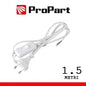 Cavetto con interruttore 1.5m spina10A 2 poli polybag