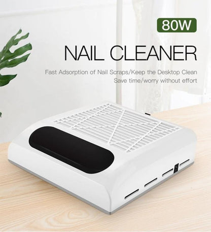 STAUBABSAUGUNG FÜR NÄGEL NAGELDESIGN MANIKÜRE PROFESSIONELL 80W BQ-858-8