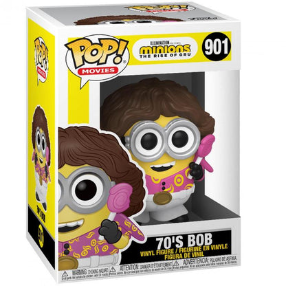 Funko Pop! Movies Minions 2 (901) '70 Bob Seventies Vinyl Figur 9Cm 70er Jahre