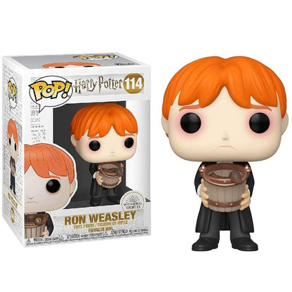Funko Pop! Harry Potter – Ron Weasley (114) Kotzende Schnecken mit Eimer Figur 9cm