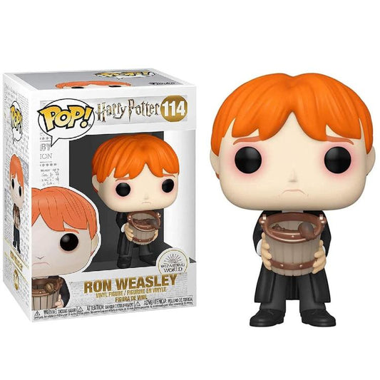 Funko Pop! Harry Potter – Ron Weasley (114) Kotzende Schnecken mit Eimer Figur 9cm