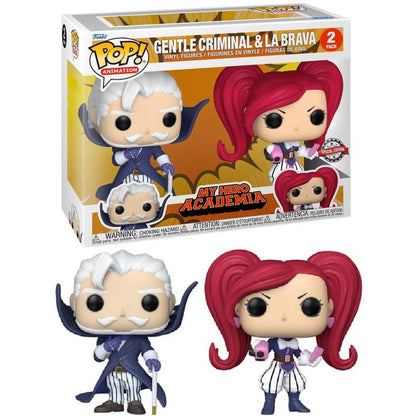 Funko Pop! Animation – My Hero Academia (3er-Pack) Gentle Criminal & La Brava 9cm