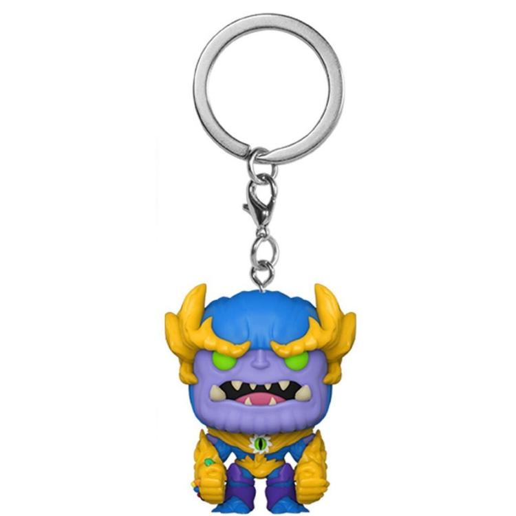 Funko Pop ! Pocket Marvel Moster Hunters (Thanos) Serie Portachiavi Vimyl Figure