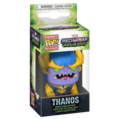 Funko Pop ! Pocket Marvel Moster Hunters (Thanos) Serie Portachiavi Vimyl Figure