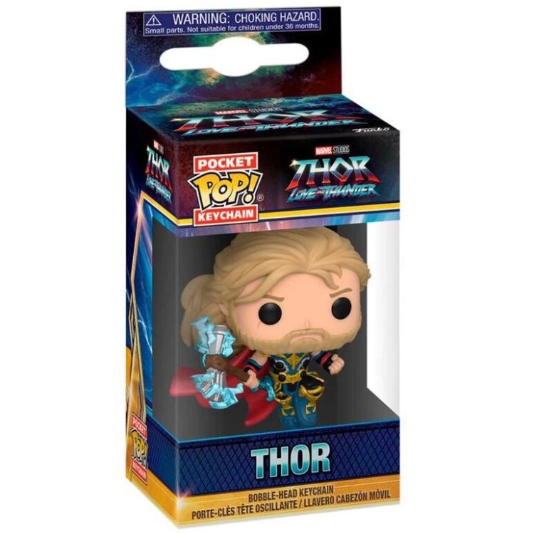 Funko Key ! Rocket - Thor Love And Thunder - Thor Figure 4Cm Portachiavi