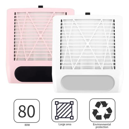 STAUBABSAUGUNG FÜR NÄGEL NAGELDESIGN MANIKÜRE PROFESSIONELL 80W BQ-858-8