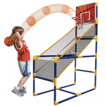 Arcade-Basketballspiel Korb Schießstand Spielhalle mit Ballpumpe