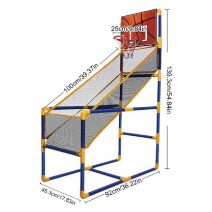 Arcade-Basketballspiel Korb Schießstand Spielhalle mit Ballpumpe