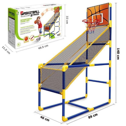 Arcade-Basketballspiel Korb Schießstand Spielhalle mit Ballpumpe