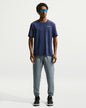 Nike Men's Short Sleeve Running T-Shirt Miler IF2082-410 Blue