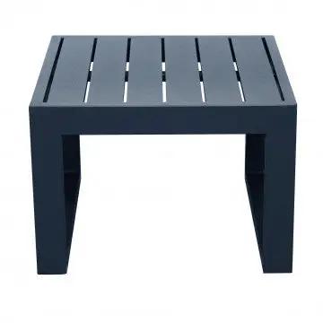 Tavolino quadrato Cuba 45 x 45 con struttura in alluminio verniciato
