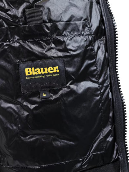 Blauer piumino corto da uomo Wave 26WBLUC03064 006355 999 nero
