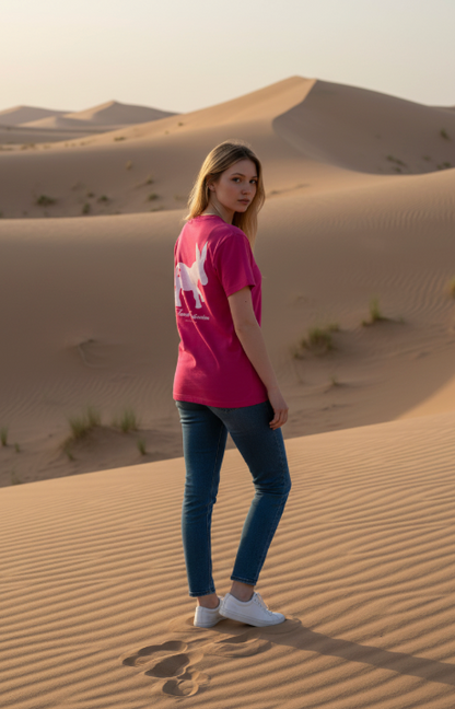 T-shirt Classic Logo Donna Electric Magenta