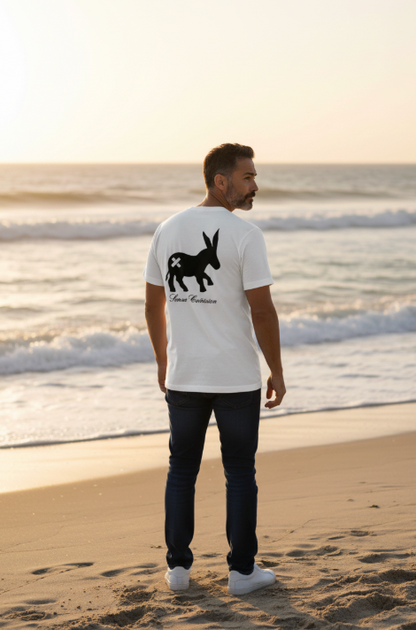 T-shirt Classic Logo Uomo White/Black