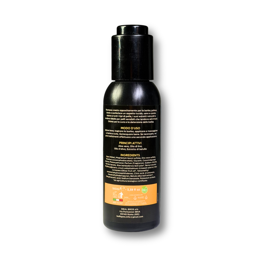 SHAMPOO BARBA - profumazione Acqua di Mare & Mandarino