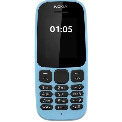 Nokia 106 - Handy Große Tasten Senioren Dual SIM 1,8 Zoll 4MB Radio Taschenlampe Blau