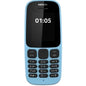 Nokia 106 - Mobile Phone Big Buttons for Seniors Dual SIM 1.8 Inch 4Mb Radio Flashlight Blue